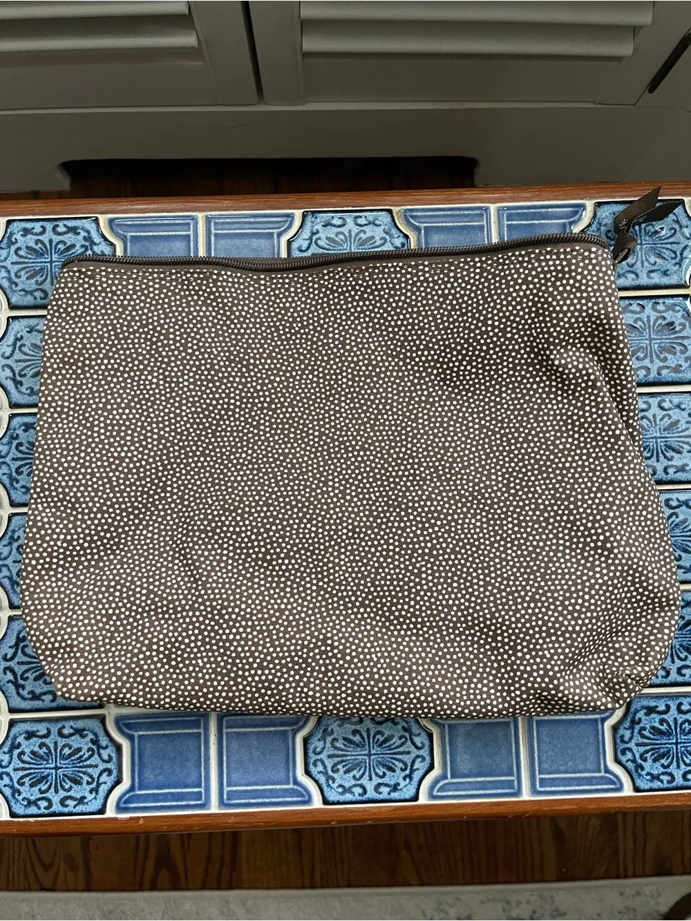 Thirty-one Cupcake Print Canvas Zipper Pouch
